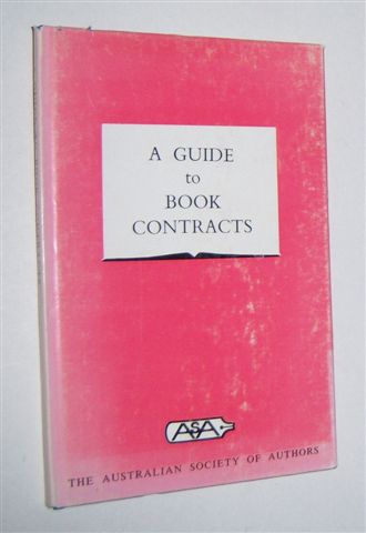 Image for A GUIDE TO BOOK CONTRACTS