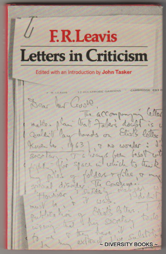 Image for LETTERS IN CRITICISM