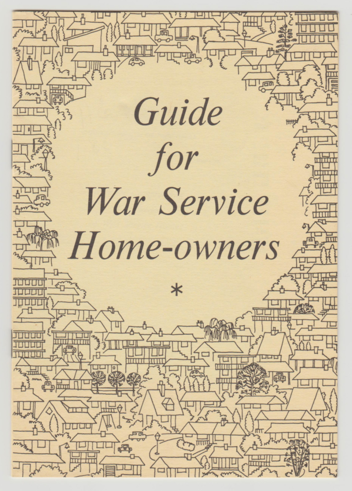 Image for GUIDE FOR WAR SERVICE HOME-OWNERS